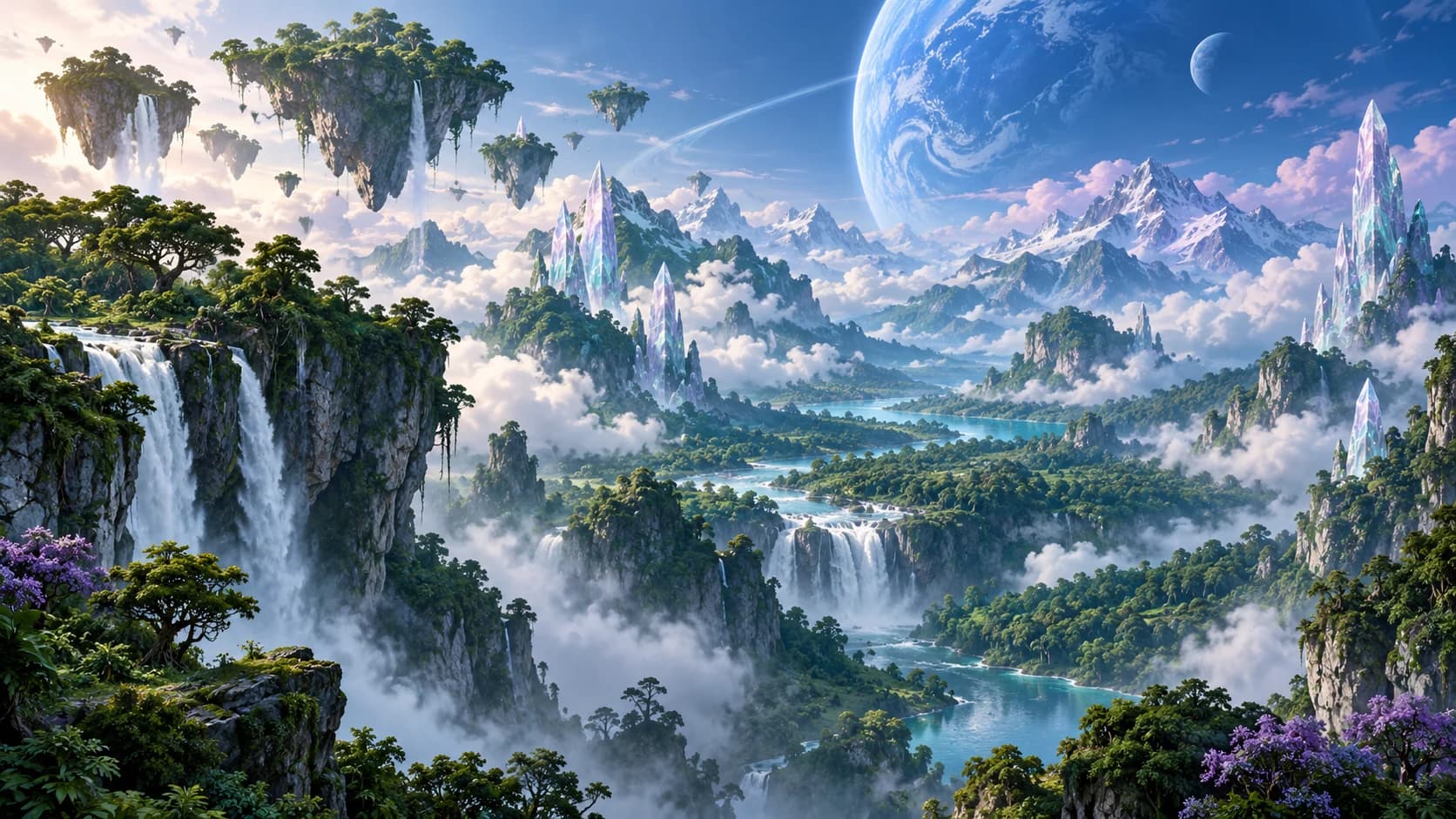 The landscapes of Earthys